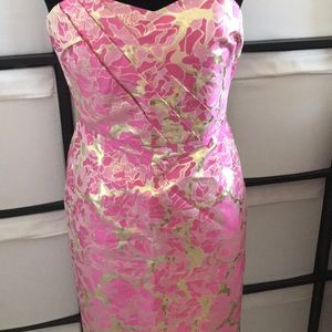 Lilly Pulitzer strapless dress